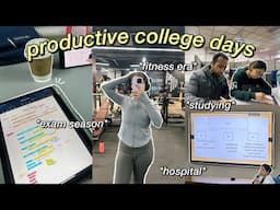 STUDY VLOG📚: studying, college days, working out, shopping & more✨