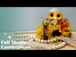 Fall Skull Centerpiece