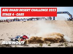 Abu Dhabi Desert Challenge 2023 | STAGE 4 | CARS | BURNOUT