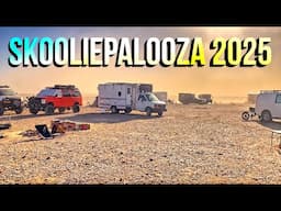 Skooliepalooza 2025 | Stuck in a huge dust storm at In the biggest nomad meetup of the year !