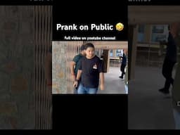 Prank on public 🤣🤣 #funny #comedy #youtubeshorts #shorts #entertainment #prank #pranks