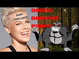 P!nk Gets Caught Mutliating Her Son, Calls Objectors "Trolls"