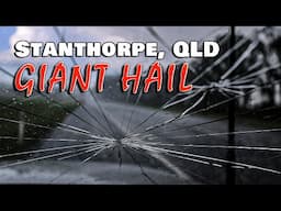 GIANT Hail impacts Stanthorpe in South East Queensland, Australia