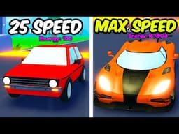 Unlocking FASTEST SUPERCAR in Roblox CAR TRAINING!