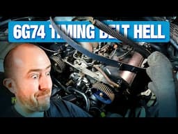 Facing My Fears! Replacing the Mitsubishi Magna's 6G74 Timing Belt, Water Pump & More!