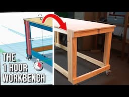 Make A Sturdy Workbench The Simplest Way - DIY...