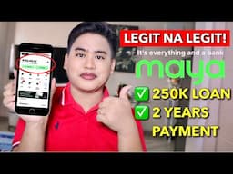 PAANO UMUTANG SA MAYA NG UP TO 250,000 | HOW TO LOAN IN MAYA 2025