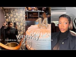 Amirah is 14, Hair Fail, NYFW shopping & coffee shop work date | weekly vlog