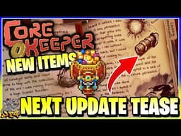 CORE KEEPER Next Update Tease! Seed Bags And Grenades! LUNAR EVENT New Items!