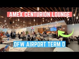 Inside the American Express Centurion Lounge: DFW Airport