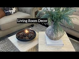 COZY WINTER HOME DECOR |LIVING ROOM AND ENTRYWAY DECOR #decoratewithme #howto