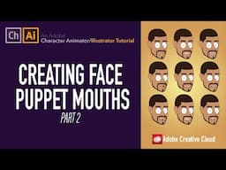 How to create vector drawn mouths in Illustrator to be used in the Adobe Character animator program!