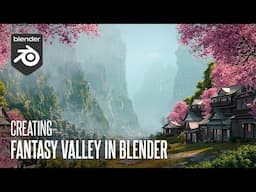 Creating Fantasy Valley In Blender