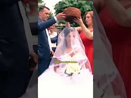 Why Do Romanians Break Bread Over the Bride’s Head? 🇷🇴🍞 #RomanianWeddings #CulturalTraditions