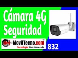 ❤️ CÁMARA de Vigilancia exterior con Tarjeta SIM【 🏆 MovilTecno 832 】