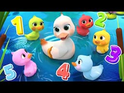 🦆 1, 2, 3, 4, 5 Ducklings Song | Newborn Baby Songs & Nursery Rhymes