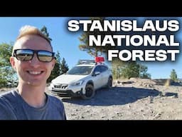 Exploring Stanislaus National Forest (POTA Activation, Subaru Overlanding, Camping, and More!)