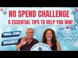 5 TIPS TO HELP YOU SUCCEED IN NO SPEND/LOW SPEND JANUARY! WINTER DIY! SURPRISE COOKIE! FRUGAL LIVING