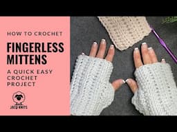 Crochet Fingerless Mittens