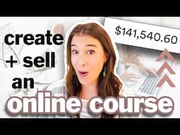 HOW TO CREATE AN ONLINE COURSE (Step by step tutorial to create + launch your online course)