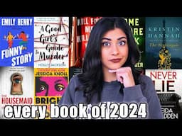 ranking EVERY book I read in 2024 from worst to best (21 books!)