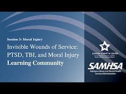 SMVF: Session 3: Invisible Wounds of Service Learning Community—Moral Injury