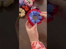 CROCHET SCRUNCHY 🧶 #crochet #tutocrochet #crochetscrunchies