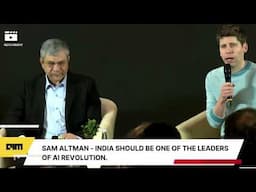 Sam Altman  India Visit- India Should be one of the leaders in AI