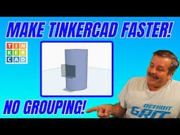 Stop Grouping Shapes & Holes! Make Tinkercad Faster Slicer Wizardry 💯🔥