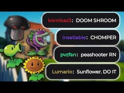 CHAT CHOOSES PLANTS in Plants vs Zombies | Part 1