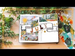 PLAN WITH ME 🍃 July 2021 Bullet Journal! (sorry i'm a bit late 😅)