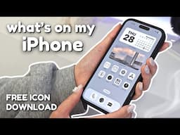 WHAT'S ON MY IPHONE 16 PRO MAX | Custom Home Screen | Apps & Widgets | How-to