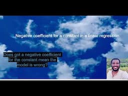 What does a negative constant coefficient mean? (Amharic Tutorial)