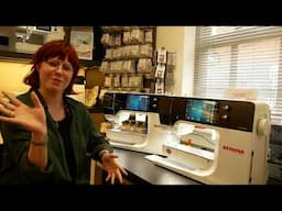 Lucy has a quick look at the new features of the Bernina 790 Pro compared to the Bernina 790 Plus