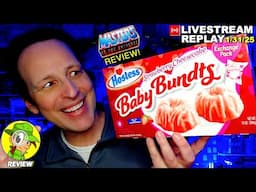 Hostess® Strawberry Cheesecake Baby Bundts Review 🍰 Livestream Replay 1.31.25 ⎮ Peep THIS Out! 🕵️‍♂️