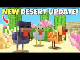 NEW Minecraft DESERT UPDATE? New CHICKENS & PLANTS! Minecraft 1.22 Spring Update