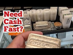 How I sold my silver and gold... FAST!  Precious metals selling strategy. Coin shop & IG details.