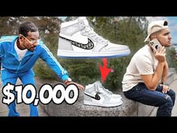 Dropping $10,000 Sneakers In Public!