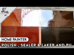 how to polish on plywoodPt-2 How to Sealer Lacquer PU TouchWood After Polishing