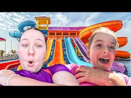 Ruby and Bonnie in Legoland - Dubai Amusement Park Family Fun for kids