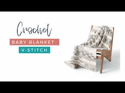 How to Crochet a Baby Blanket | Bernat Mix it up Throw | How to read crochet patterns