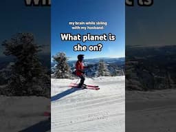 What's Going On Inside Her Head While She Skis?