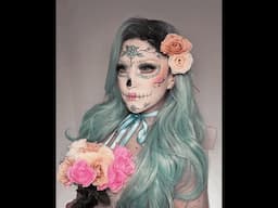 Catrina Muñeca Tutorial: Vintage Doll-Inspired Look for Día de Muertos | auroramakeup