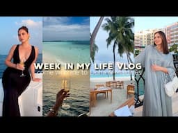 weekly vlog♡ I went on my DREAM vacation to the Maldives & Doha! Modest Clothing Haul & More