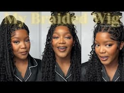 Summer Hairstyle | Only $111.3 Get HD Full Lace Boho Knotless Braided Wig Ft.Mybraidedwig"