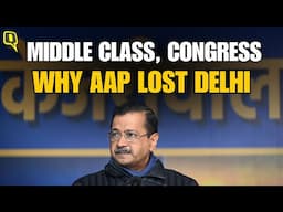 Middle Class, Modi, Congress: 4 Reasons Why Arvind Kejriwal & AAP Lost Delhi to BJP | The Quint