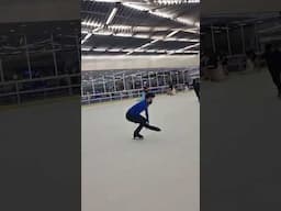 One of my favorite sit spin variations ✨️ #joelminas #iceskatingphilippines #iceskating | Joel Minas