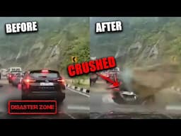 Terrifying Landslides & Rockfalls Caught On Camera!