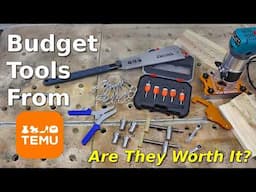 5 Budget-Friendly Woodworking Tools from Temu | Worth It or Not?