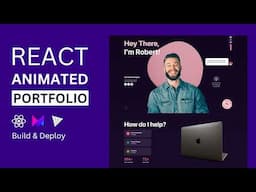 3D Animated Portfolio Website with React & Motion and Three.js | Beginner React Project Tutorial